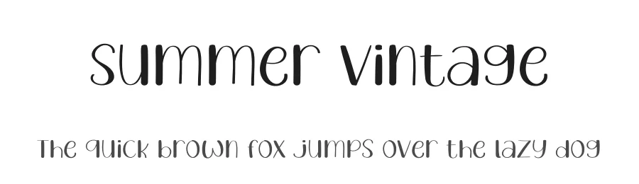 Summer Vintage