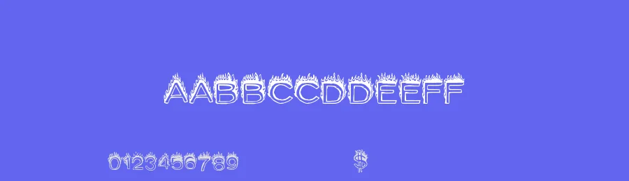 Summer Fire by Xerographer Fonts — Decorative Font — thumbnail 3