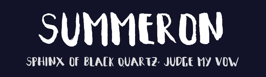 Summeron by Leonard Posavec - LeoSupply.co — Decorative Font — thumbnail 2