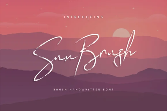 Sun Brush Font by arukidz.fl — Script Handwritten Font