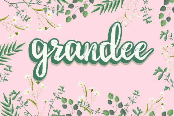 Sun Floral Font by tawondasstudio — Script Handwritten Font — thumbnail 2