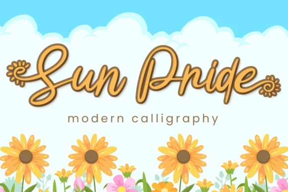 Sun Pride Font by attypestudio — Script Handwritten Font
