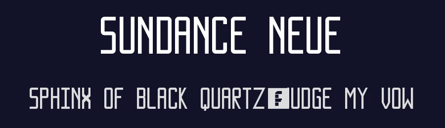 Sundance Neue by Geronimo Font Studios — Sans Serif Font — thumbnail 2