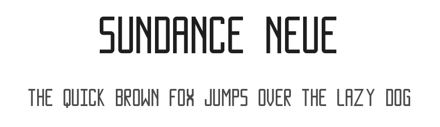 Sundance Neue by Geronimo Font Studios β Sans Serif Font