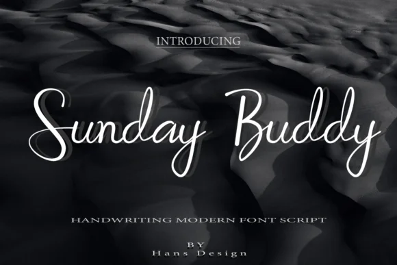 Sunday Buddy Font by Comactype Foundry — Script Handwritten Font
