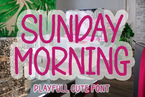 Sunday Morning Font by FL Space by FL Space — Script Handwritten Font