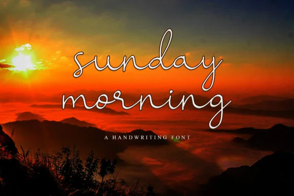 Sunday Morning Font by najmustsaqib.creator by najmustsaqib.creator — Script Handwritten Font — thumbnail 6