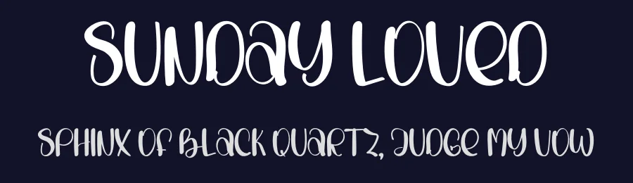 Sunday Loved by PiPi Creative STUDIO — Script Handwritten Font — thumbnail 2