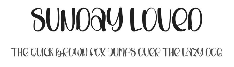 Sunday Loved by PiPi Creative STUDIO — Script Handwritten Font