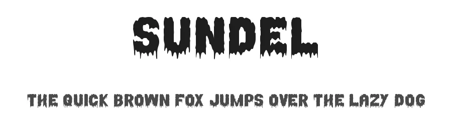 Sundel by Gilang Ternadho — Decorative Font