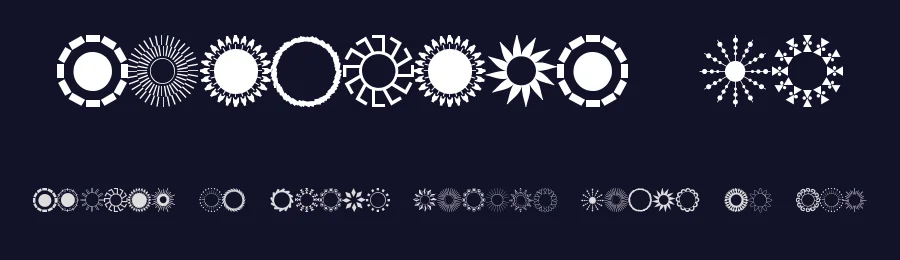 Sundings JL by Jeff Levine — Dingbats Font — thumbnail 2