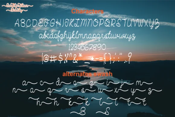 Sundlimation Beauty Font by handwrittenwanda — Script Handwritten Font — thumbnail 3