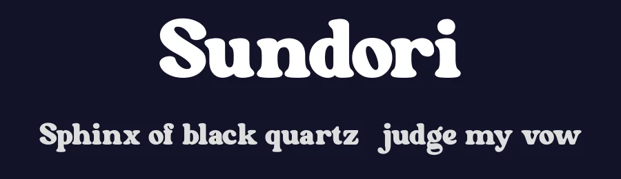 Sundori by Achmad Yani — Decorative Font — thumbnail 2