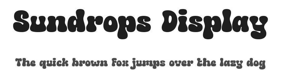 Sundrops Display