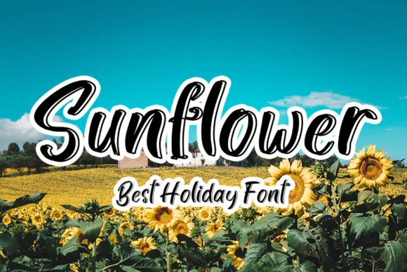 Sunflower Font by FL Space by FL Space — Script Handwritten Font