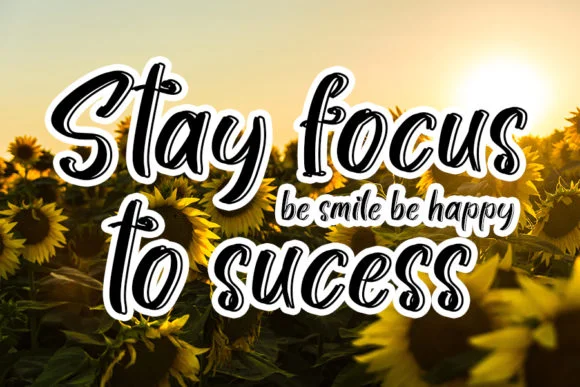 Sunflower Font by FL Space by FL Space — Script Handwritten Font — thumbnail 5