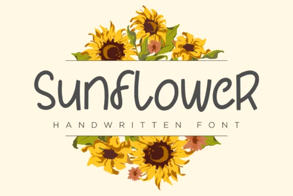Sunflower Font by Phantom Creative Studio by Phantom Creative Studio — Script Handwritten Font