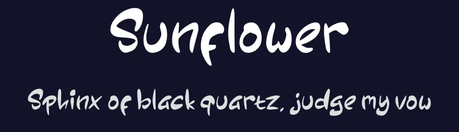 Sunflower by Seneka Grafika — Script Handwritten Font — thumbnail 2