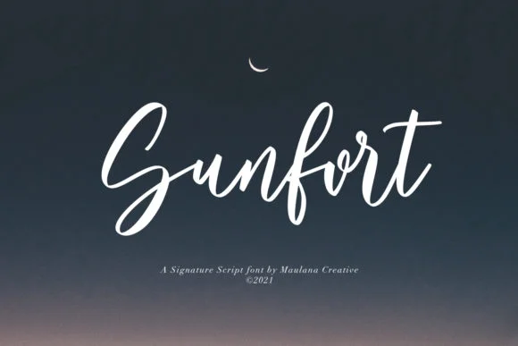 Sunfort Font by Maulana Creative — Script Handwritten Font