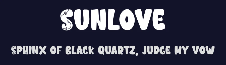 Sunlove by Mr.Soon Design — Decorative Font — thumbnail 2