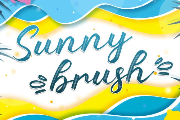 Sunny Brush Font by AEN Creative Studio — Script Handwritten Font