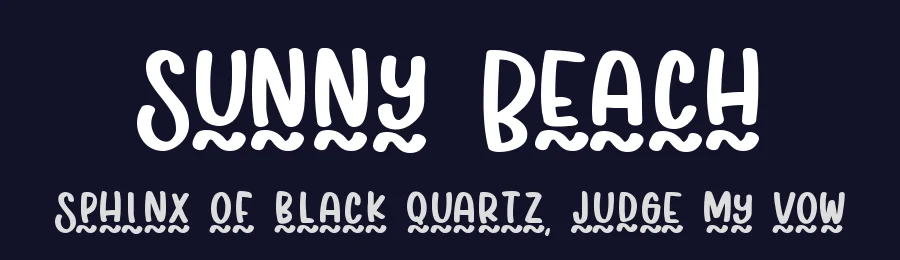 Sunny Beach by DM Letter Studio - Dimas Prasetyo — Script Handwritten Font — thumbnail 2