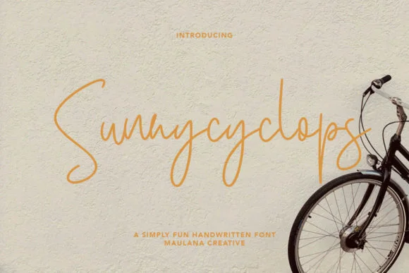 Sunnycyclops Font by Maulana Creative — Script Handwritten Font