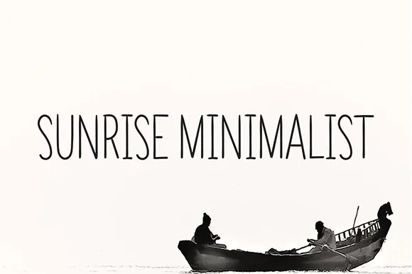 Sunrise Minimalist Font by andikastudio — Serif Font