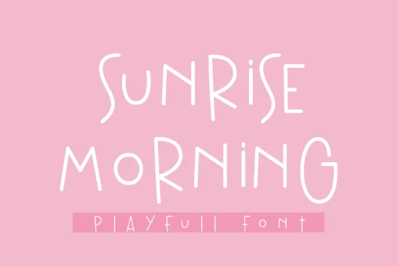 Sunrise Morning Font by Ongtype co. — Script Handwritten Font