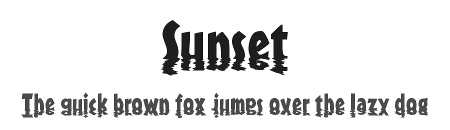 Sunset