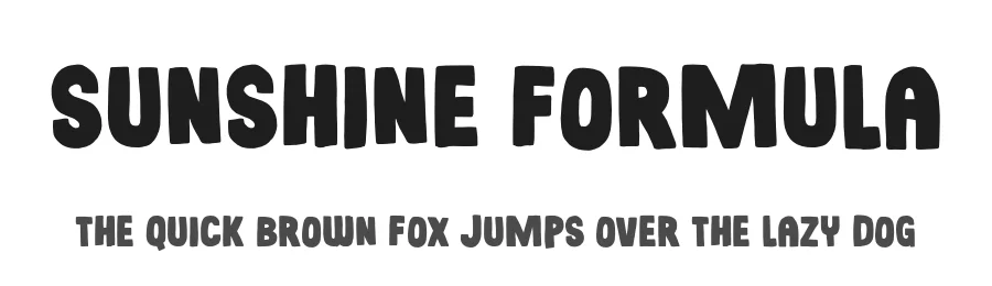Sunshine Formula