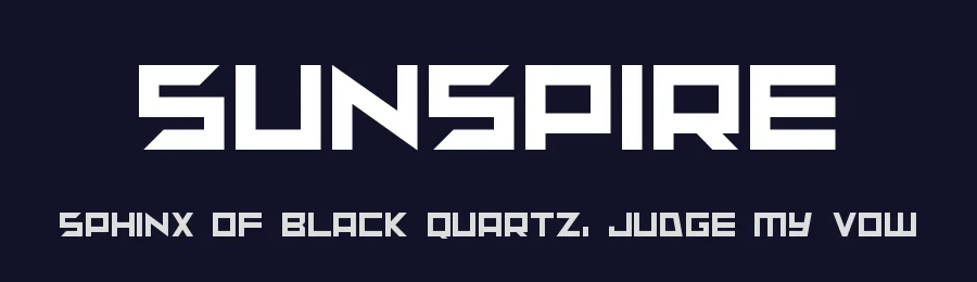 Sunspire by Hawtpixel — Display Font — thumbnail 2