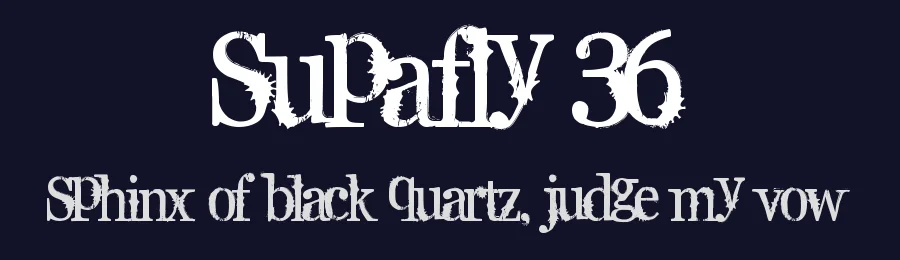 Supafly 36 by Segments Design (aka Last Soundtrack) — Decorative Font — thumbnail 2