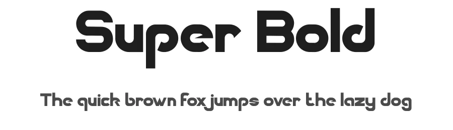 Super Bold