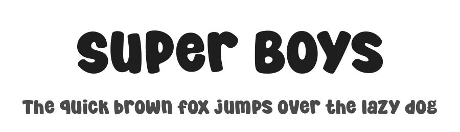 Super Boys by fsuarez913 — Decorative Font