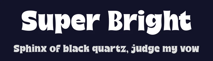 Super Bright by fsuarez913 — Decorative Font — thumbnail 2