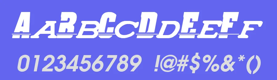 Super Chargers by Douglas Malicote — Display Font — thumbnail 3