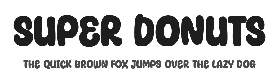 Super Donuts by fsuarez913 — Decorative Font