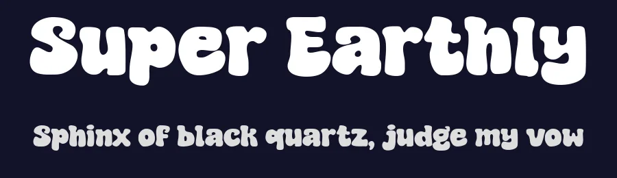 Super Earthly by fsuarez913 — Decorative Font — thumbnail 2