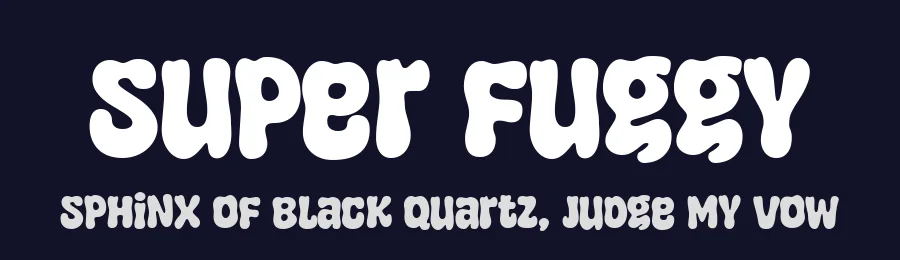 Super Fuggy by fsuarez913 — Decorative Font — thumbnail 2