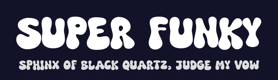Super Funky by fsuarez913 — Decorative Font — thumbnail 2