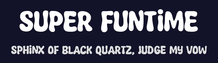 Super Funtime by fsuarez913 — Decorative Font — thumbnail 2