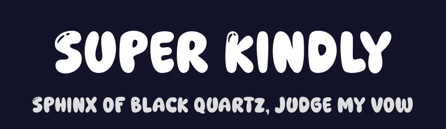 Super Kindly by fsuarez913 — Decorative Font — thumbnail 2