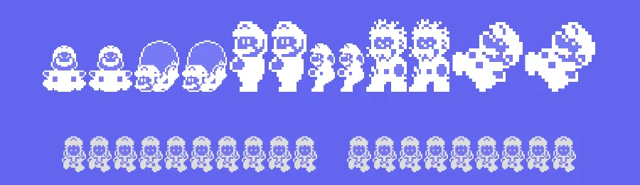 Super Mario World - Mario by Font Bureau — Dingbats Font — thumbnail 3