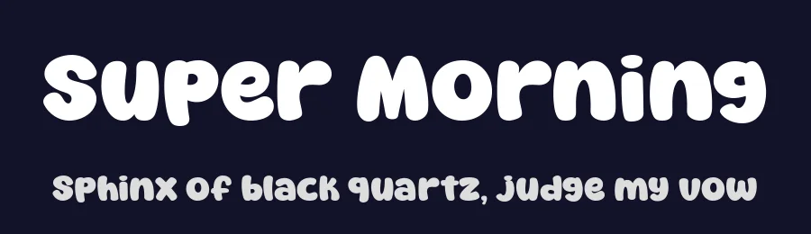Super Morning by fsuarez913 — Decorative Font — thumbnail 2