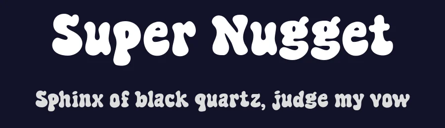 Super Nugget by fsuarez913 — Decorative Font — thumbnail 2