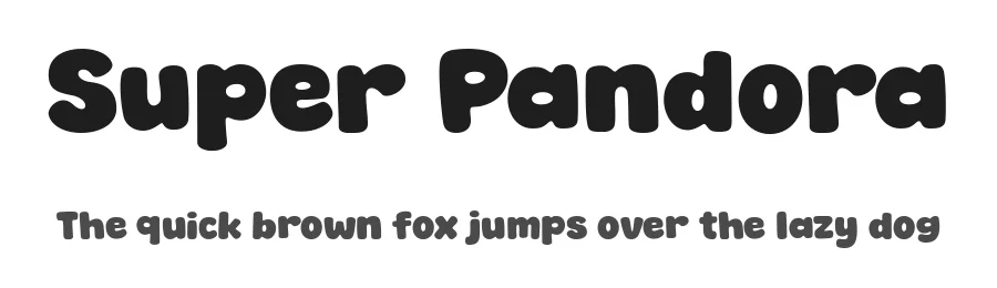 Super Pandora by fsuarez913 — Decorative Font