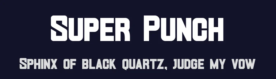 Super Punch by StringLabs Creative Studio — Sans Serif Font — thumbnail 2