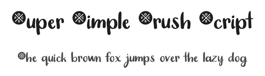Super Simple Brush Script