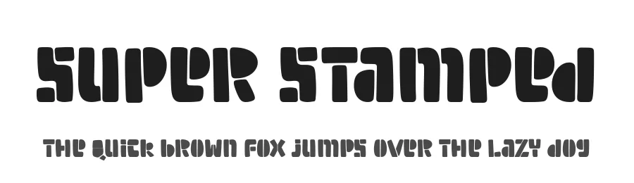 Super Stamped by fsuarez913 — Decorative Font